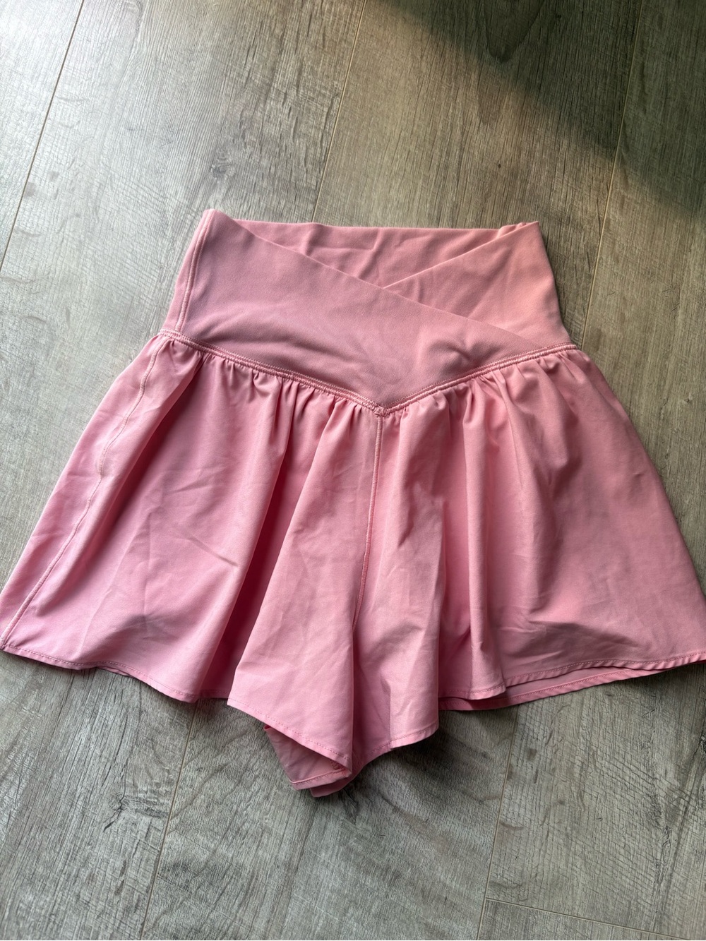 aerie Pink High-Waist Butterfly Shorts